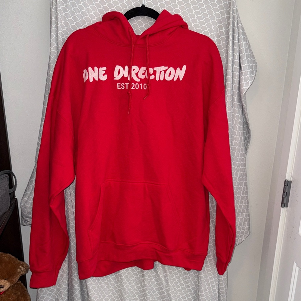 Gildan Red ONE DIRECTION Hoodie XL
